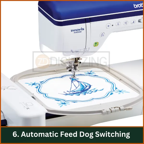 Automatic Feed Dog Switching