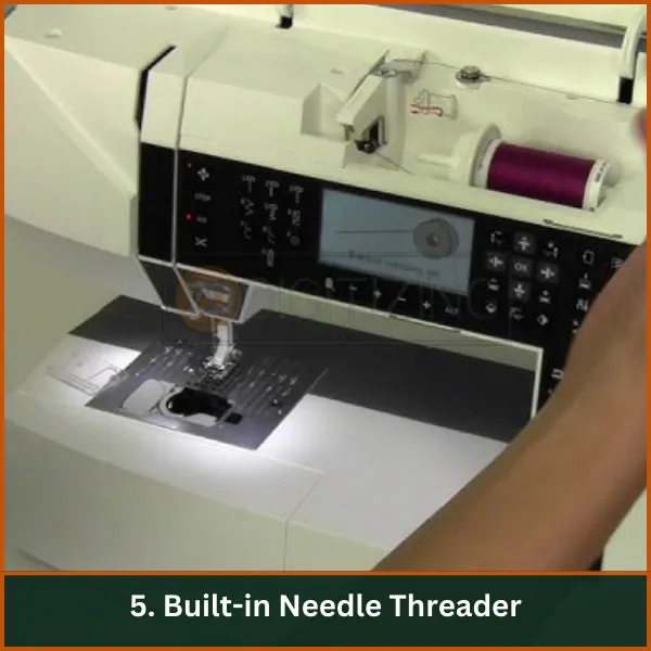 Built-in Needle Threader