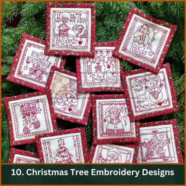 Christmas Tree Embroidery Designs