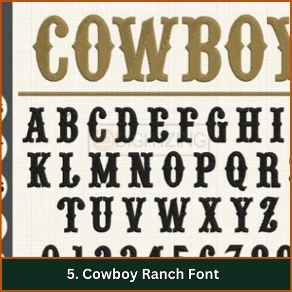 Cowboy Ranch Font