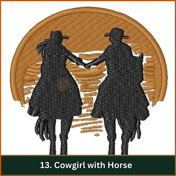 Cowgirl with Horse