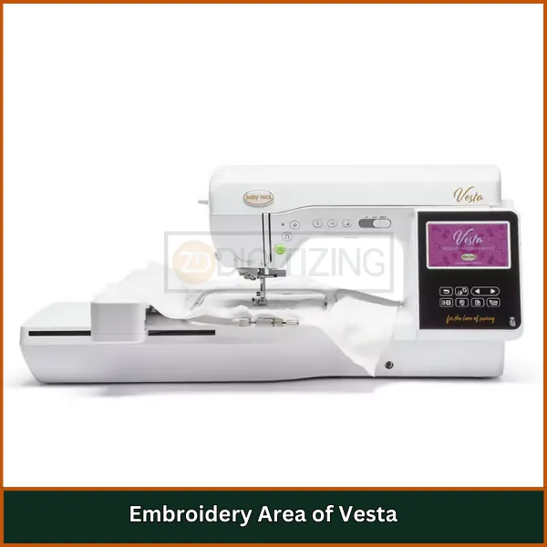 Embroidery Area of Vesta