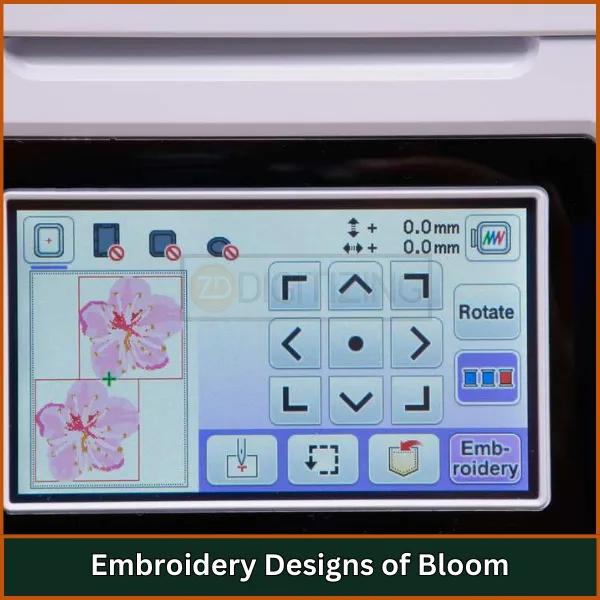 Embroidery Designs of Bloom