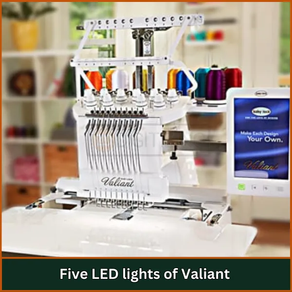 Five LED lights of Valiant