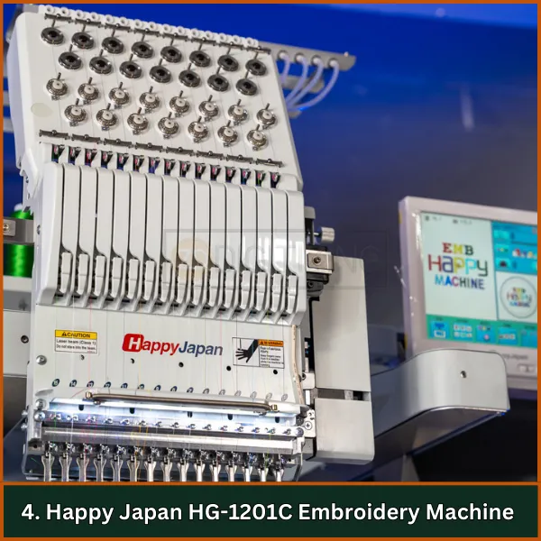 Happy Japan HG-1201C Embroidery Machine