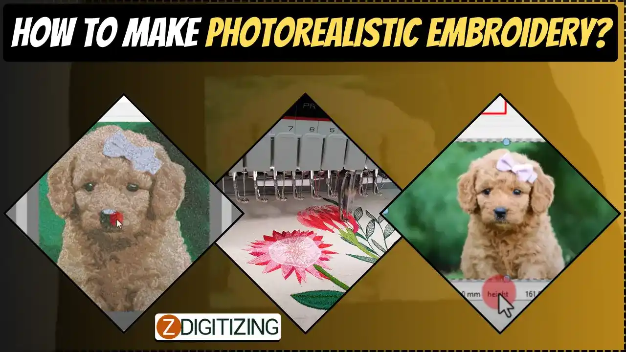 How To Make Photorealistic embroidery