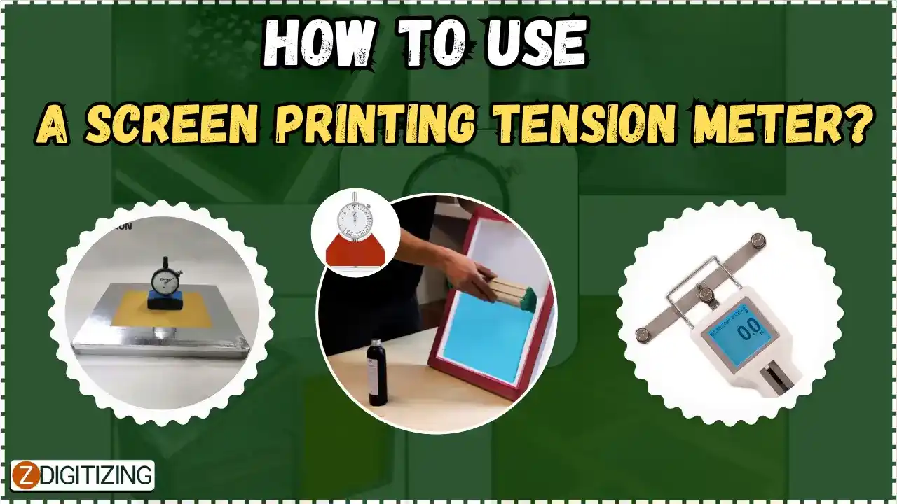 How to use a screen printing tension meter