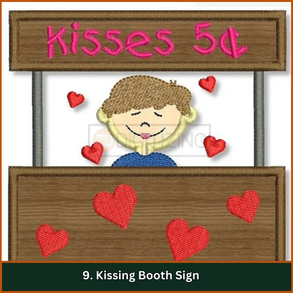 Kissing Booth Sign