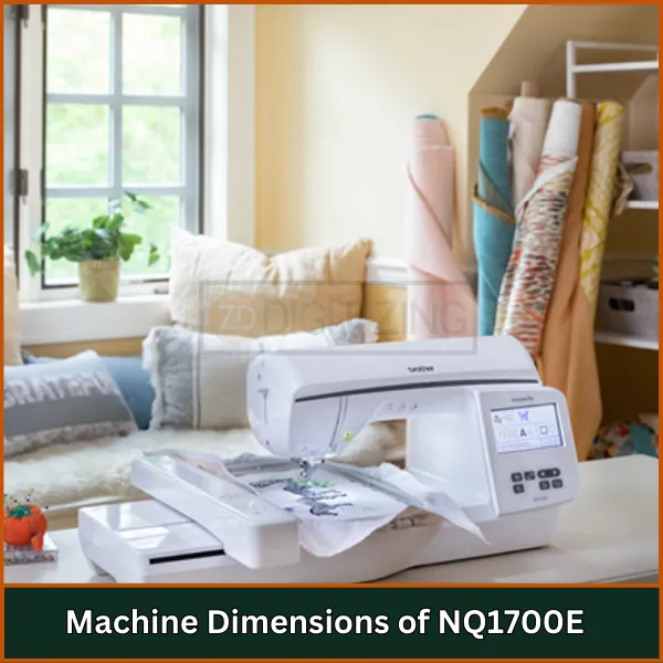 Machine Dimensions of NQ1700E