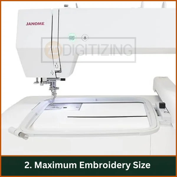 Maximum-Embroidery-Size