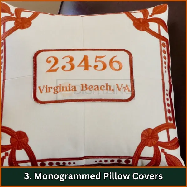 Monogrammed Pillow Covers