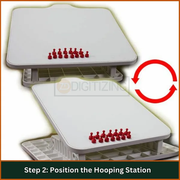 Position the Hooping Station