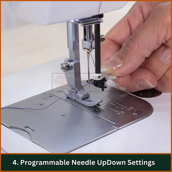 Programmable Needle UpDown Settings