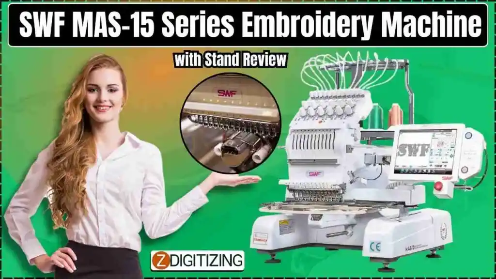 SWF MAS-15 Series Embroidery Machine with Stand Review