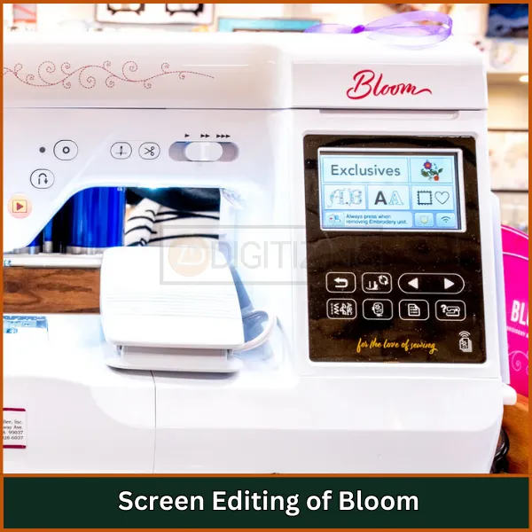 Screen Editing of Bloom