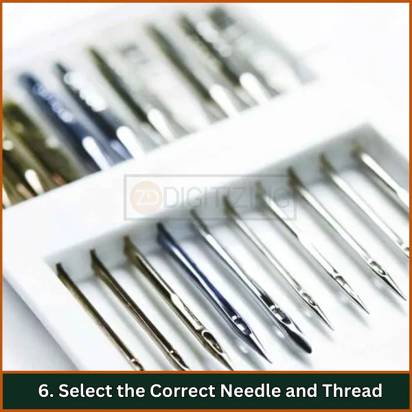 Select the Correct Needle and Thread