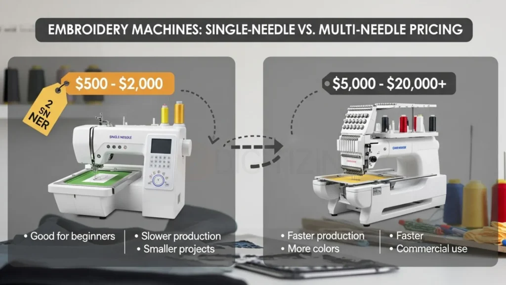 Single-Needle vs Multi-Needle Pricing