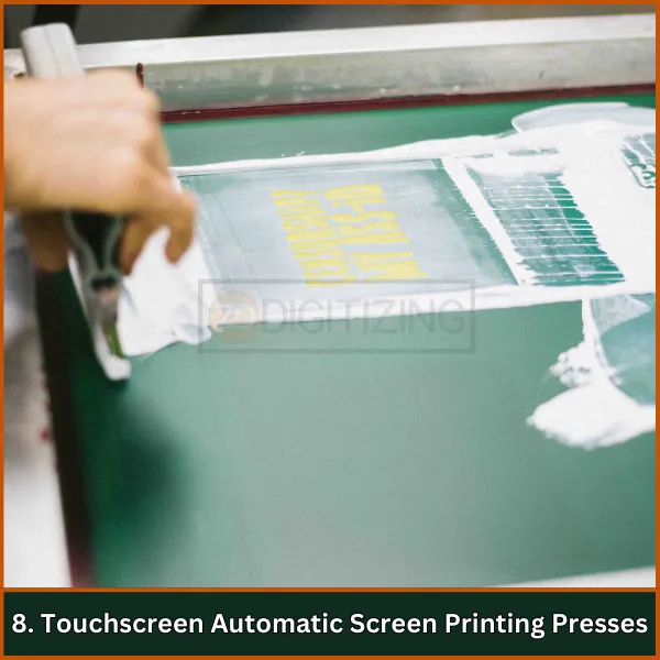 Touchscreen Automatic Screen Printing Presses