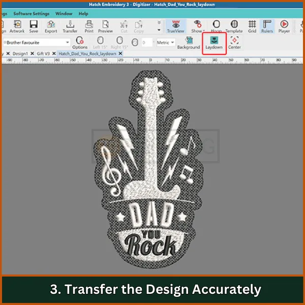 Transfer the Design Accurately