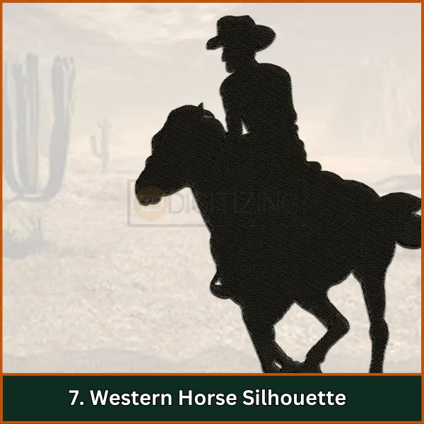 Western Horse Silhouette