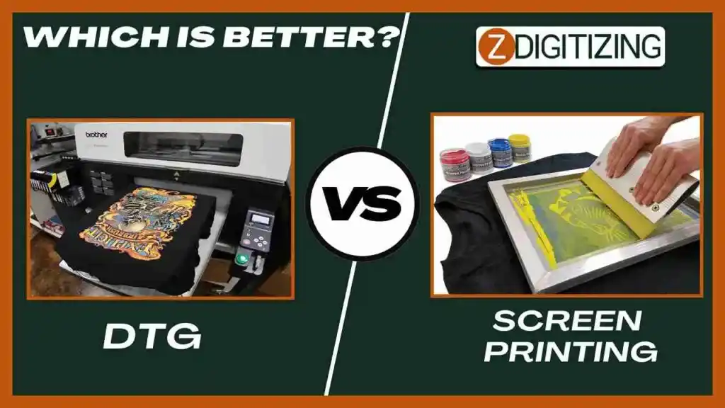 Which Is better DTG Vs Screen Printing