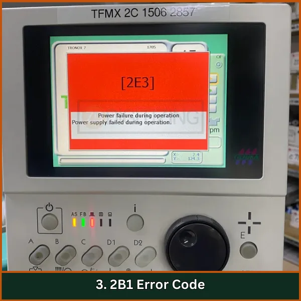 2B1 Error Code