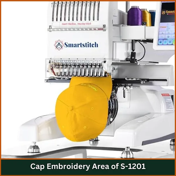 Cap Embroidery Area of S-1201