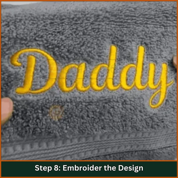 Embroider the Design