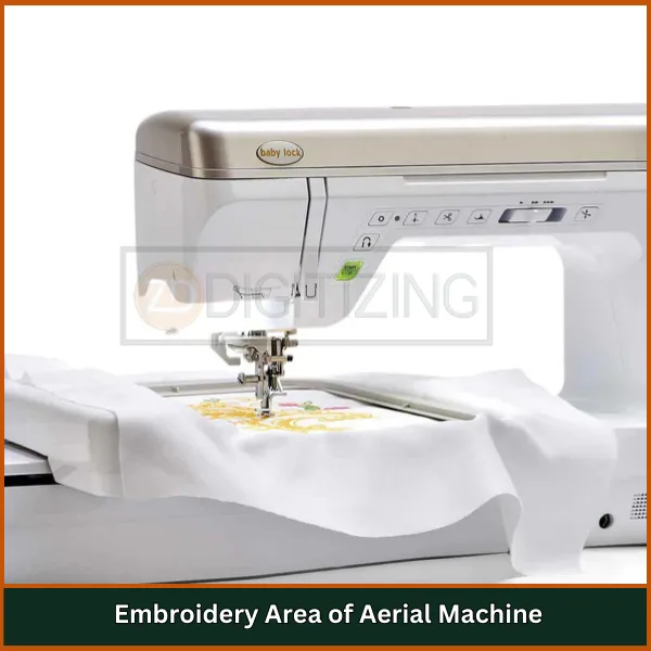 Embroidery Area of Aerial Machine