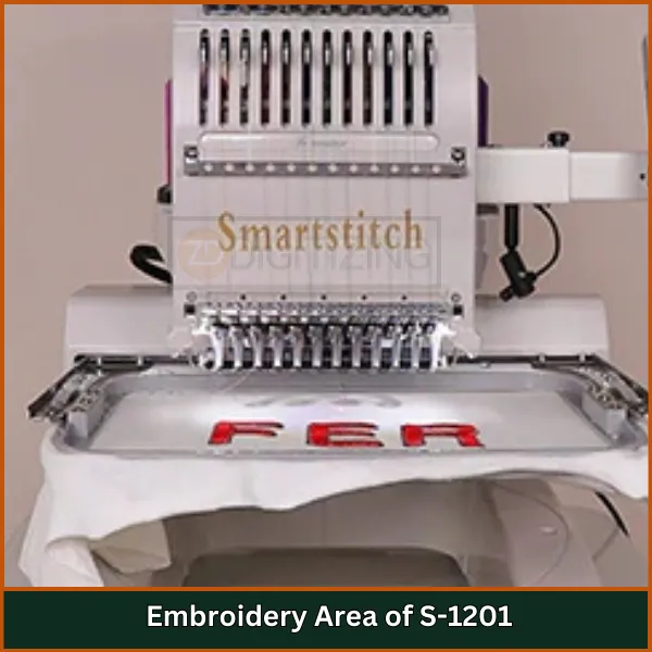 Embroidery Area of S-1201