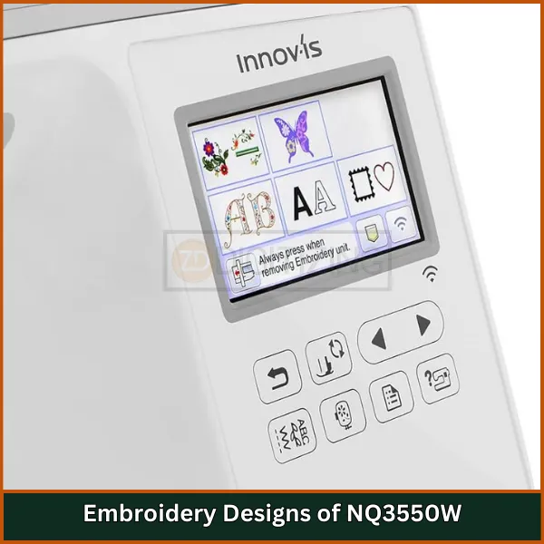 Embroidery Designs of NQ3550W