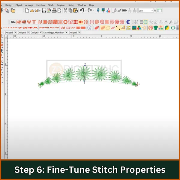 Fine-Tune Stitch Properties