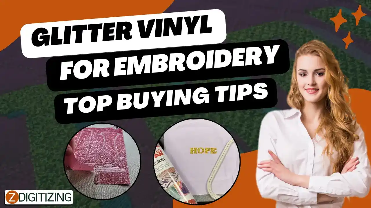 Glitter Vinyl For Embroidery