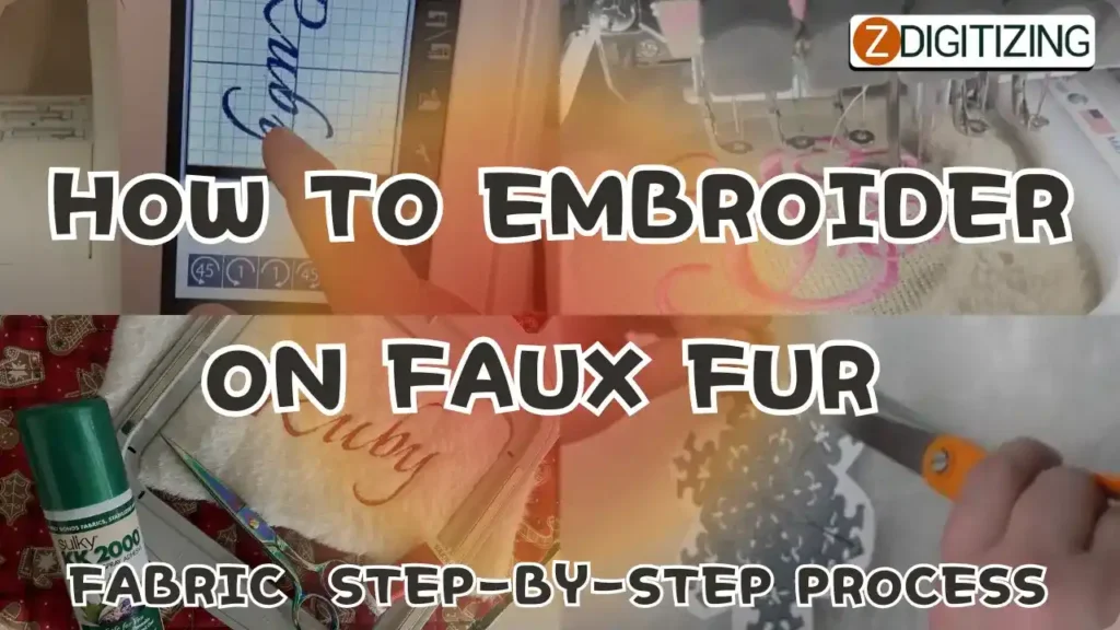 How to Embroider on Faux Fur Fabric