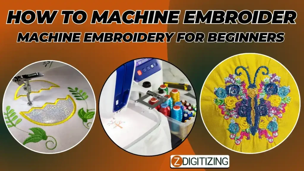 machine embroidery for beginners