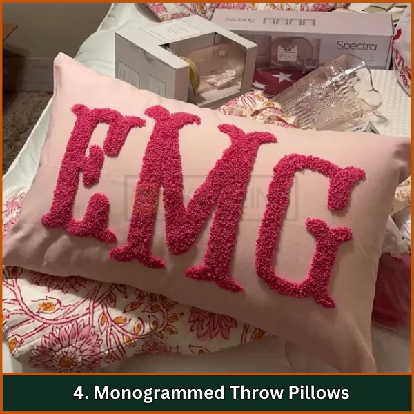 Monogrammed Throw Pillows