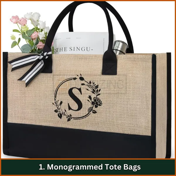 Monogrammed Tote Bags