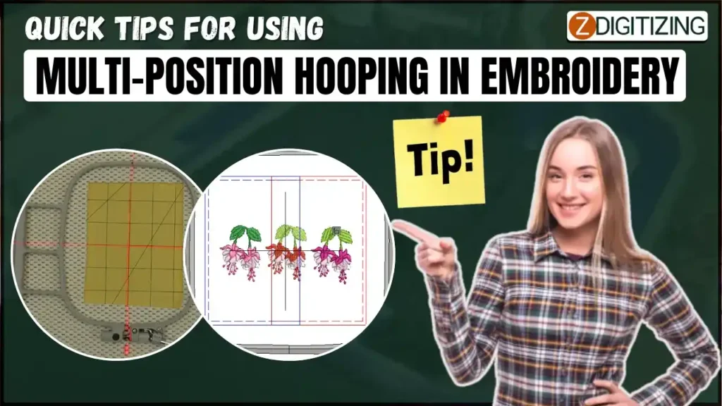 Quick Tips for Using Multi-Position Hooping in Embroidery