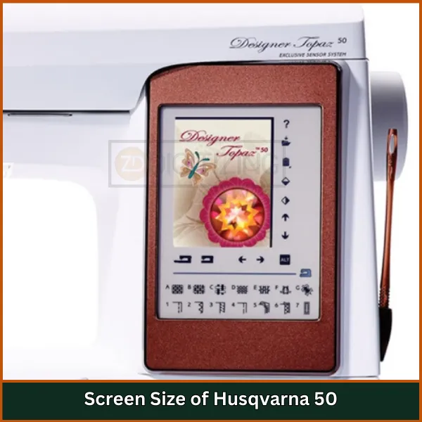 Screen Size of Husqvarna 50