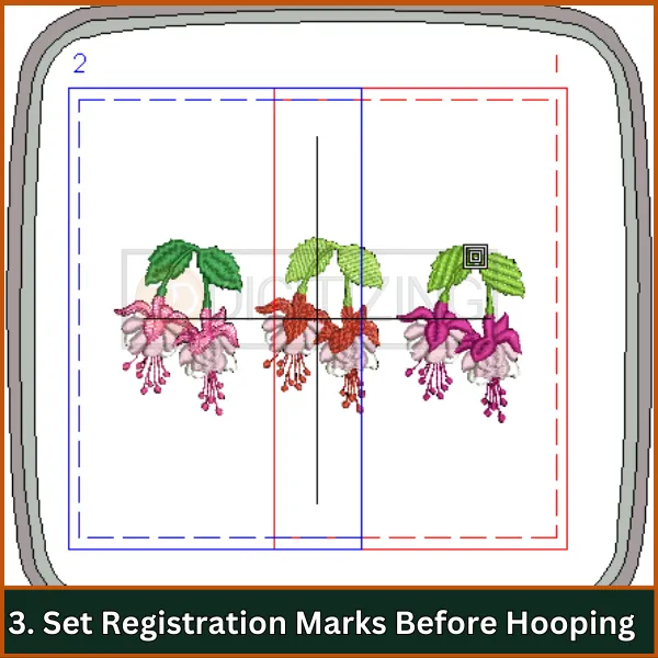 Set Registration Marks Before Hooping