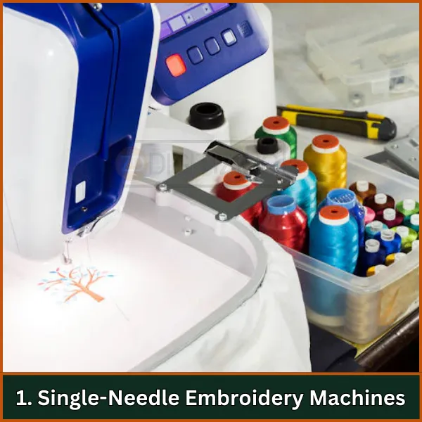 Single-Needle Embroidery Machines