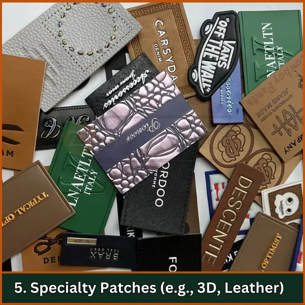 Specialty Patches (e.g., 3D, Leather)