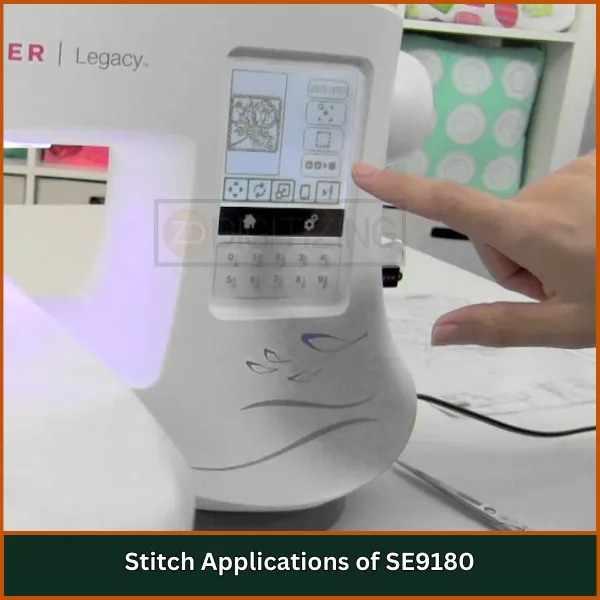 Stitch Applications of SE9180