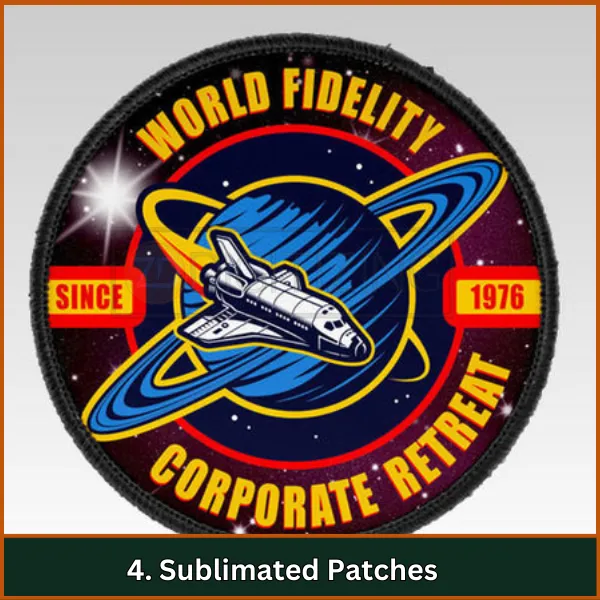 Sublimated Patches