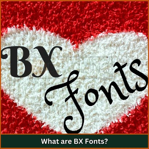 What are BX Fonts