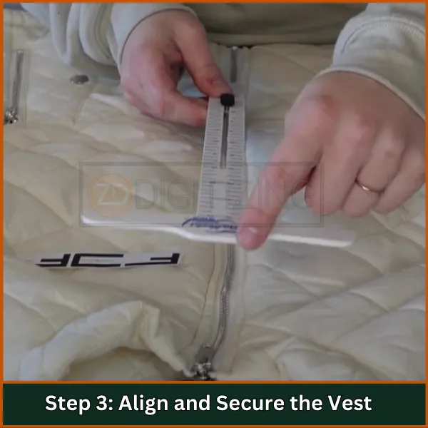 Align and Secure the Vest