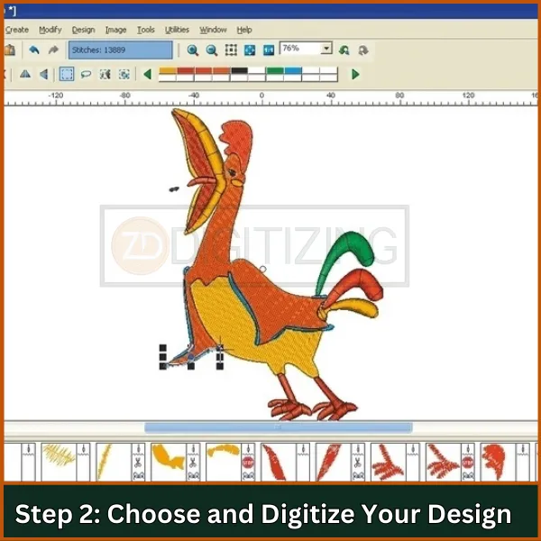 Choose and Digitize Your Design