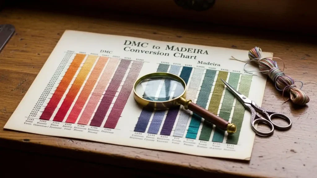 DMC to Madeira Conversion Chart