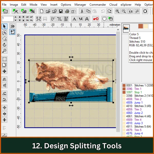 Design Splitting Tools