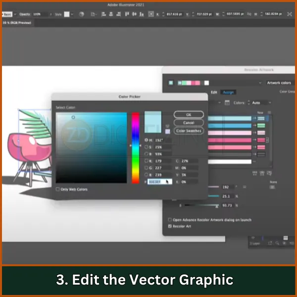 Edit the Vector Graphic